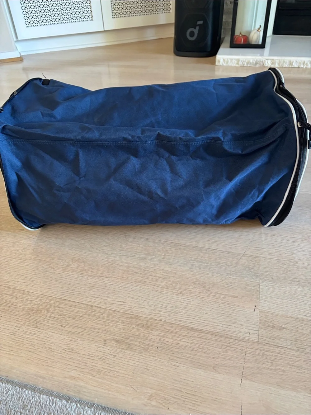 New England Patriots Navy Team Duffle Bag